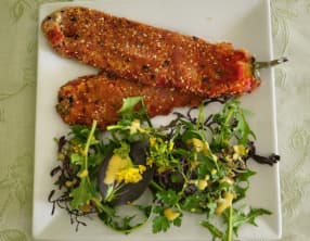 Schnitzels de poivrons pointus de Yotam Ottolenghi