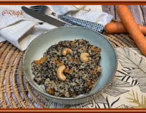 Quinoa aux carottes et cumin