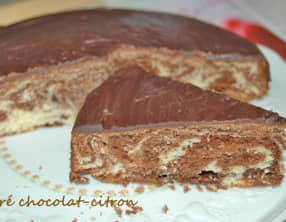 Marbré chocolat citron