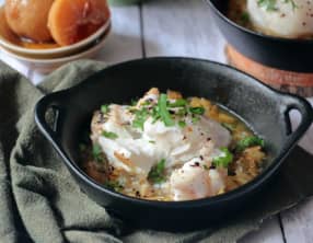 Julienne au citron confit et safran