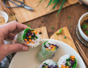 Rouleaux de printemps aux légumes