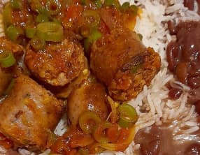 Rougail saucisses à la créole