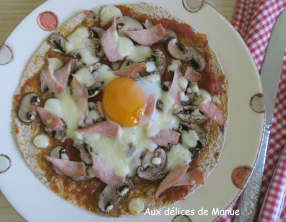 Wrap pizza hyper gourmand