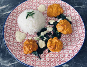 Boulettes de bar, sauce au citron confit