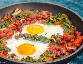 Chakchouka aux haricots rouges