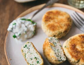 Croquettes de poulet aux herbes