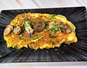 Omelette aux cèpes
