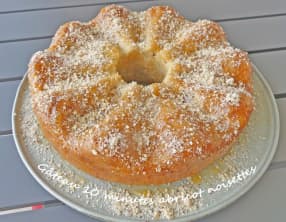 Gâteau 10 minutes abricot noisettes