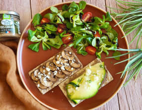 Tartines végétariennes