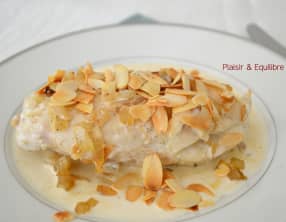 Escalopes de poulet au rhum et à la vanille