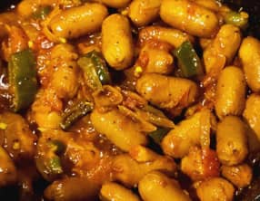 Rougail saucisse cocktail de la Réunion