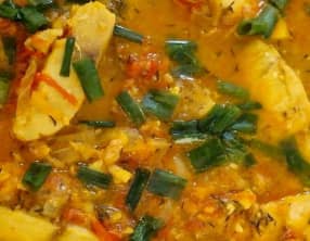 Cari de dorade au combava