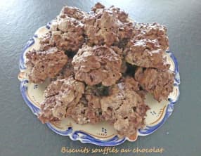 Biscuits soufflés au chocolat