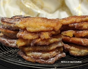 Beignets de pommes caramélisées