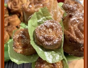 Muffins aux pommes et raisins