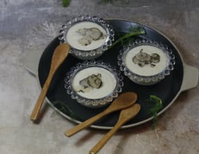 Crème de fenouil et truffe d'été