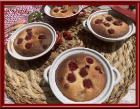 Gratin de framboises à la crème d’amande