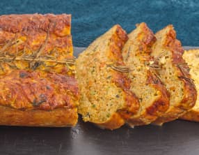 Terrine de courgettes et patate douce à l’emmental