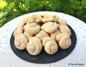 Biscuits spirales crousti-moelleux à l'orange