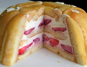 Charlotte aux fraises