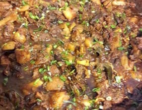 Massalé de porc aux bringelles