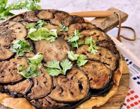 Tatin d’aubergines selon Cyril Lignac
