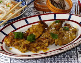 Araignées de porc à la Thaï