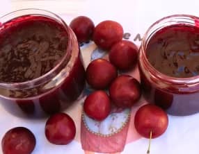 Confiture de prunes rouges maison