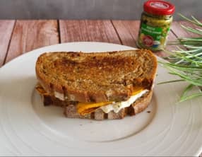 Croque veggie cheese