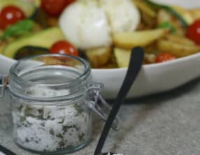 Sel au basilic maison