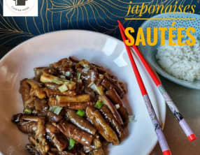 Aubergines japonaises sautées