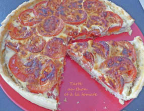 Tarte au thon et à la tomate