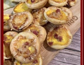 Mini-quiches au bacon