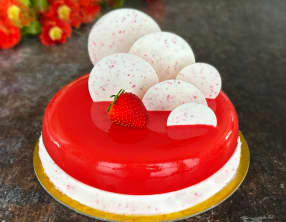L’entremets Fraise Vanille