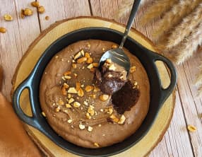 Brownie chocolat et cacahuète sans beurre