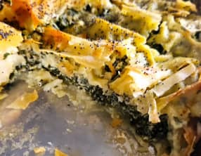 Croustillant d'épinard à la fêta