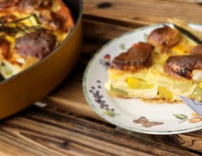 Tarte courgette et fromage de chèvre à la pâte filo