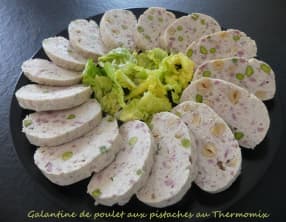 Galantine de poulet aux pistaches au Thermomix