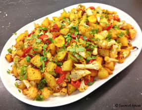 Mélange de légumes au four