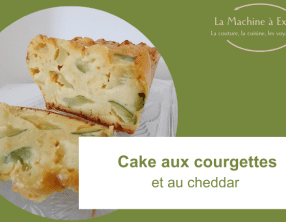 Cake aux courgettes et au cheddar