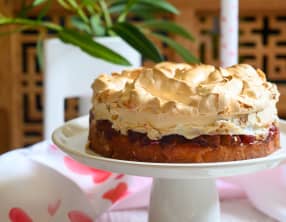 Gâteau Louise aux prunes