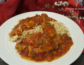 Poulet à la basquaise