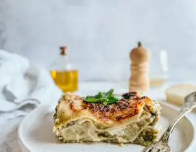 Lasagne brocolis chèvre sans gluten