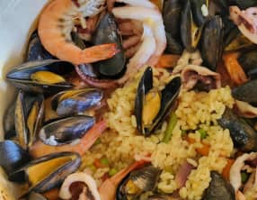 Riz aux fruits de mer