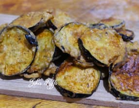 Beignets d'aubergines au parmesan