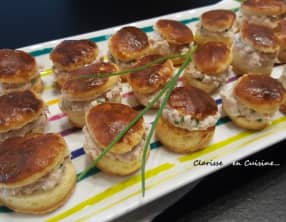 Bouchées aux rillettes de thon