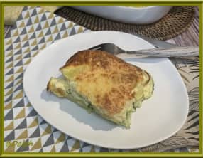 Quiche sans pâte aux pommes de terre et courgettes