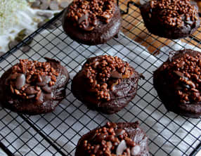 Brownie mendiants sans gluten, ni lait, ni œuf