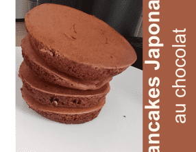 Pancakes japonais au chocolat