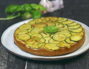 Gâteau de courgettes au pesto